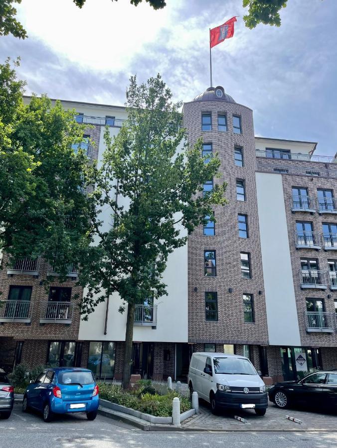Cls Zentrale City-Wohnung In Hamburg Mit E-Laden Und Tiefgarage, Grosser Balkon, Blick Ueber Hamburg, Parkplatz, Cafe Im Haus, Bushaltestelle Direkt Gegenueber, Flex Check In Exterior photo